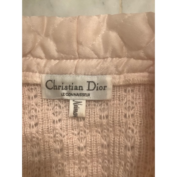 Vintage Christian Dior at Nieman Marcus Short Coat, Jacket, Cardigan Wool Pink. - Picture 2 of 3